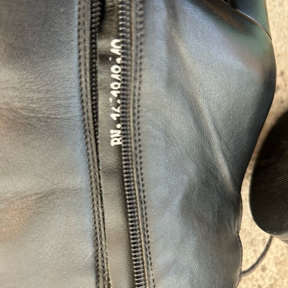 CheBello NWOT size 9.5 back lace up black leather heels!  lux made in Italy - Picture 12 of 14